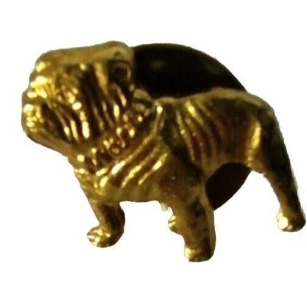 Mack Truck Bulldog Lapel Pin Gold Tone Vintage Trucking‎ Logo Hat Pin